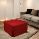 Talamo italia - dmora puof convertible en lit simple, fabriqué en italie, lit pliant, pouf avec tissu ... Talamo italia - dmora puof convertible en lit simple, fabriqué en italie, lit pliant, pouf avec tissu ...