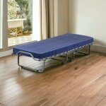 Talamo italia - lit pliant dabambil, lit pliant avec sommier � 15 lattes, matelas inclus, lit peu encombrant, ...