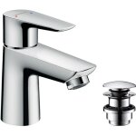 Talis e - mitigeur de lavabo 80 avec garniture de vidage push - open, chrome 71701000 - hansgrohe