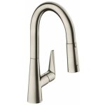 Hansgrohe - talis m51 - mitigeur d'�vier 160 avec douchette extractible, aspect inox 72815800