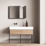 Mirage 70 x 50 x 13, 1 cm - armoire de toilette avec clairage - corps en aluminium de haute qualit ...