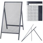 Tamis de construction pour sable, terre sable, ma�onnerie 120x60cm gravier maille 8mm - kadax