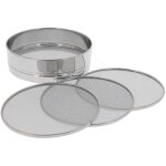 Tamis � farine 21 cm avec 4 grilles - de buyer