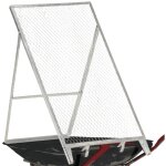 Tamis de jardin acier galvanis vidaxl