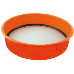 Tamis plastique superchok � 45 cm ? grille n�16 en acier galvanis� ? monture en polystyr�ne choc ? profondeur ...