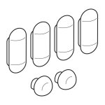 Tampon de housse de si�ge geberit pour 573010 572030 et 573070