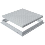 First plast - tampon de sol pvc l�ger 187 x 187 mm avec cadre anti - choc 200 x 200 mm - 11, 00 kn - ...