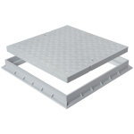 First plast - tampon de sol pvc renforc� 187 x 187 mm avec cadre anti - choc 200 x 200 mm - 49, 00 kn ...