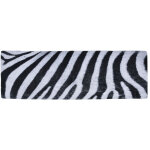 Tapis absorbant anti - d�rapant pour salle de bain et cuisine, d�coratif en noir et blanc