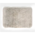 Tapis de bain acrylique bree 60x90cm gris clair spirella