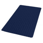 Tapis de bain antid�rapant 69x39cm bleu avec carr�s 69899