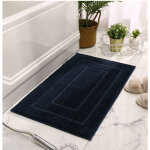 Tapis de bain antiderapant tapis de salle de bain extra doux tapis absorbant l'eau lavable en machine ...