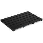Tapis de bain en bambou, 54x36 cm, antidrapant, caillebotis pour sauna, douche, intrieur & extrieur, ...
