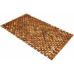 Tapis de bain en bois tapis de sol antidrapant en bois d'acacia caillebotis salle de bain grille - deuba ...