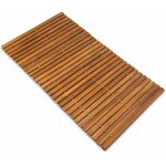 Tapis de bain en bois tapis de sol antidrapant en bois d'acacia caillebotis salle de bain tige - deuba ...