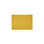 Tapis de bain en coton - 50 x 70 cm - jaune - livraison gratuite Tapis de bain en coton - 50 x 70 cm - jaune - livraison gratuite