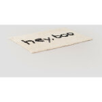 Tapis de bain en coton (60x40 cm) heyb sklum beige crme
