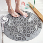 Tapis de bain de massage rond tapis douche antid�rapant tapis de salle de bain tapis de douche lavable ...