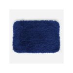 Tapis de bain microfibre highland 60x90cm bleu marine spirella
