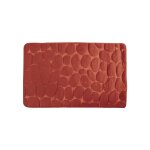 Tapis de bain microfibre pebble 40x60cm terracotta msv Tapis de bain microfibre pebble 40x60cm terracotta msv