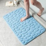 Tapis de bain en mousse  mmoire de forme tapis de bain antidrapant tapis de bain absorbant de haute ...