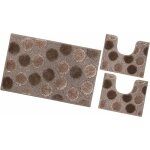Emmevi mv s. p. a. - tapis de bain parure set 3 pi�ces duveteux antid�rapant shaggy 3d moderne absorbant ...