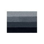 Tapis de bain polyester four 60x90cm girs noir spirella
