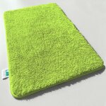 Tapis de bain sky uni vert pomme 60 x 100 cm