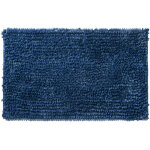Tapis de bain uni iris en polyester 60x120cm