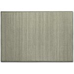 Tapis en bambou avec bord en tissu design naturel 200 x 300 cm, panda naturel
