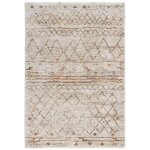 Tapis berb�re rectangle ethnique tribute beige 160x230