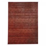 Tapis berb�re motif ethnic 60x110 rouge lyn1 chila