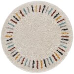 Bobochic - tapis ronds noni uni 160x160 beige Bobochic - tapis ronds noni uni 160x160 beige