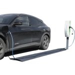 Tapis pour câbles de charge / protecteur de câble en caoutchouc - largeur 50 cm - par mètre linéaire Tapis pour câbles de charge / protecteur de câble en caoutchouc - largeur 50 cm - par mètre linéaire