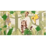 Beliani - tapis chambre d'enfant motif jungle 80 x 150 cm en coton multicolore janhto