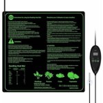 Tapis chauffant adjustable avec contr�leur de thermostat serres chauffantes hydroponique imperm�able, ...