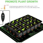 Tapis chauffant plante avec contrôleur de thermostat serres chauffantes adjustable imperméable pour accélère ... Tapis chauffant plante avec contrôleur de thermostat serres chauffantes adjustable imperméable pour accélère ...