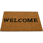 Tapis coco welcome - paillasson 50 x 80 cm