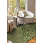Tapis - collection zebra beneffito - jade imperial - tapis � motifs, finition artisanale, tissage en ...