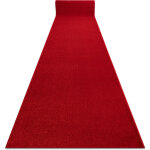 Tapis de couloir karmel plaine carmin / rouge 60 cm red 60x180 cm