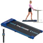 Tapis de course �lectrique thunder idea - blue 6km / h vitesse r�gla t�l�commande domestique �cran led ...