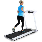 Tapis de course pliable electrique professionnel, tapis roulant electrique 16 km / h, bluetooth, tapis ...