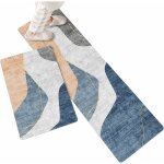 Tapis de cuisine antidérapant pour devant evier, géométrique motif, lot de 2 tapis de sol absorbant pour ... Tapis de cuisine antidérapant pour devant evier, géométrique motif, lot de 2 tapis de sol absorbant pour ...