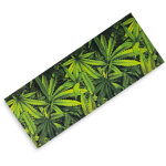 Tapis cuisine chemin de table tapis antid�rapant green leaves marijuana made in italy cm. 50x120