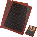 Tapis de cuisson en silicone - rutilisable antiadhsif fibre verre platine doigts haute temprature ...