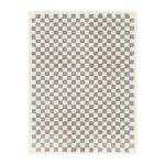 Décoweb - tapis damier à poils longs - colorama - gris coloré - 120 x 170 cm Décoweb - tapis damier à poils longs - colorama - gris coloré - 120 x 170 cm