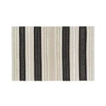 Paris prix - tapis déco 'mirage' 120x170cm naturel & noir Paris prix - tapis déco 'mirage' 120x170cm naturel & noir