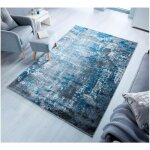 Flair rugs - tapis design ray pour salon wonderlust bleu 120x170