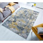 Flair rugs - tapis design rayé pour salon wonderlust jaune 160x230 Flair rugs - tapis design rayé pour salon wonderlust jaune 160x230