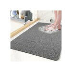 Tapis de douche antidrapant, tapis de baignoire sans ventouses, tapis de bain loofah pour baignoire ...